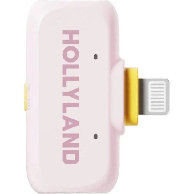 Микрофонная радиосистема Hollyland Lark A1 Combo 2TX + RX/Lightning + RX/USB-C Pink [169623] - изображение 4