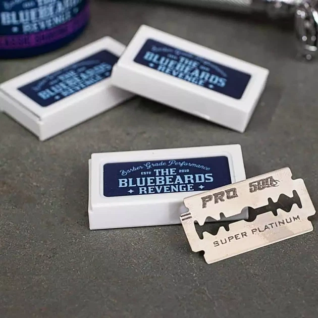 Лезвия двусторонние The Bluebeards Revenge Safety Razors 10шт - Фото 3 Лезвия двусторонние The Bluebeards Revenge Safety Razors 10шт - изображение 3