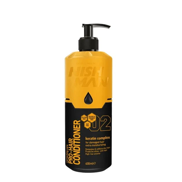 Кондиционер для волос Nishman Pro-Hair Conditioner 400 мл - Фото 1 Кондиционер для волос Nishman Pro-Hair Conditioner 400 мл - изображение 1