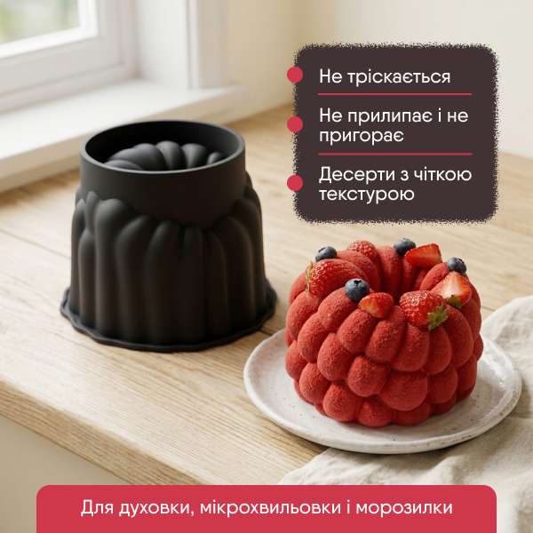 Силиконовая форма для выпечки Малина: для пирожных кексов и желе в виде малины силикон - изображение 8