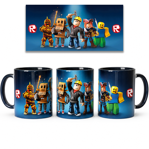 Чашка Roblox з принтом персонажів Роблокс 330 мл - Фото 1 Чашка Roblox з принтом персонажів Роблокс 330 мл - зображення 1