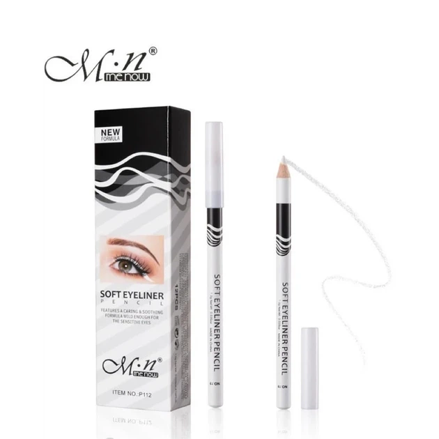 Олівець для брів розміточний Menow Soft Eyeliner, білий - зображення 2
