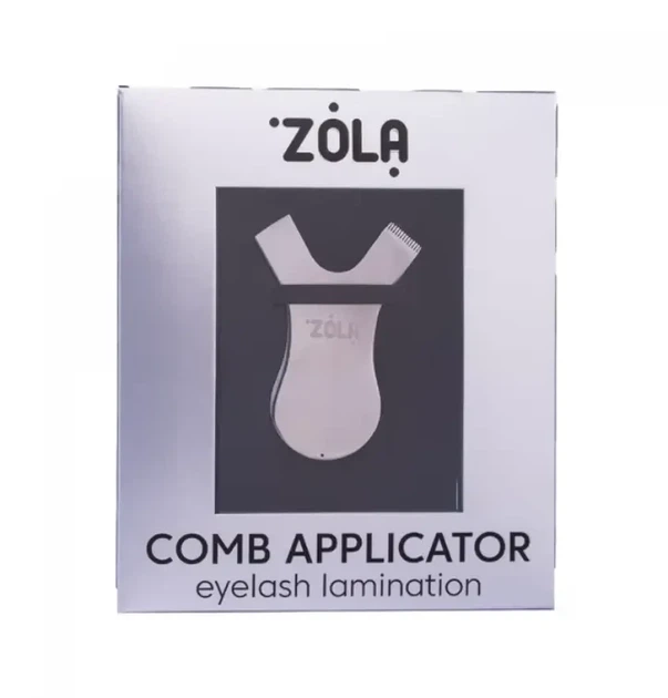 Аплікатор-гребінець металевий Zola Comb Applicator срібний - зображення 2