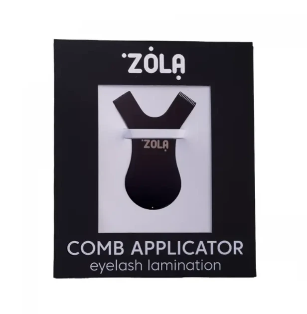 Аплікатор-гребінець металевий Zola Comb Applicator чорний - Фото 2 Аплікатор-гребінець металевий Zola Comb Applicator чорний - зображення 2