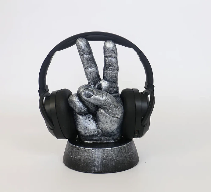 Статуэтка Рука Виктория! (Победа) 23 см СП513-4 серебро Гранд Презент СП513-4 срібло - изображение 6
