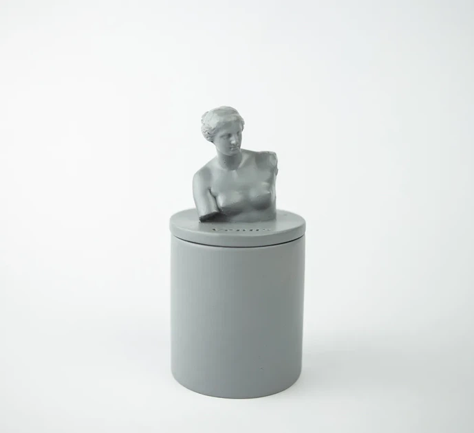 Аромасвічка VENUS CHERRY BLOSSOM GRAY 100% WOOD WAX 165g 35h Гранд Презент NAC 1017GY - зображення 4