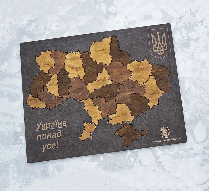 Пазл Карта Украины цветной 21*30 см 18 Гранд Презент 18 - Фото 11 Пазл Карта Украины цветной 21*30 см 18 Гранд Презент 18 - изображение 11