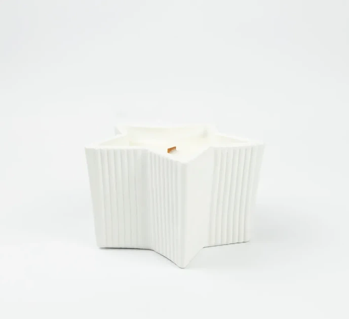 Аромасвічка STAR KAKI WHITE 100% WOOD WAX 150g 30h Гранд Презент NAC 1076 - Фото 3 Аромасвічка STAR KAKI WHITE 100% WOOD WAX 150g 30h Гранд Презент NAC 1076 - изображение 3