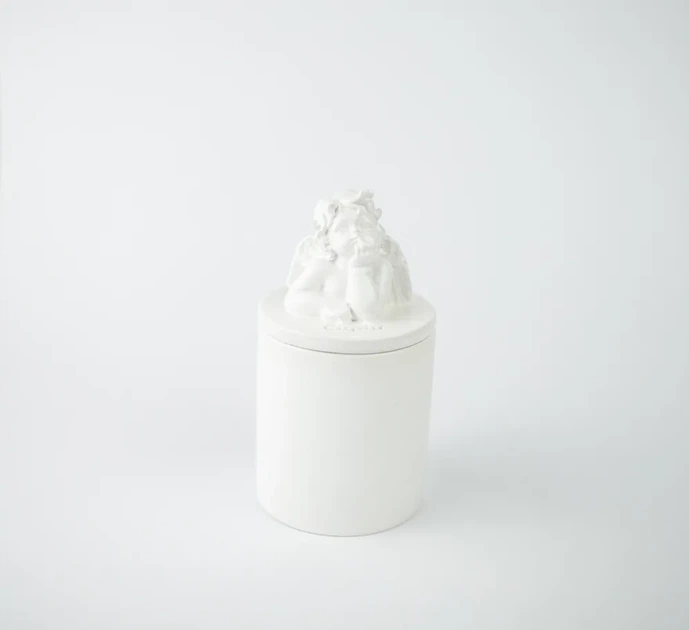 Аромасвічка CUPID SANTAL WHITE 100% WOOD WAX 165g 35h Гранд Презент NAC 1035W - изображение 4