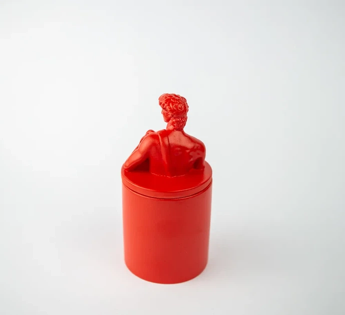 Аромасвічка DAVID AGARWOOD RED 100% WOOD WAX 165g 35h Гранд Презент NAC 1001R - зображення 5