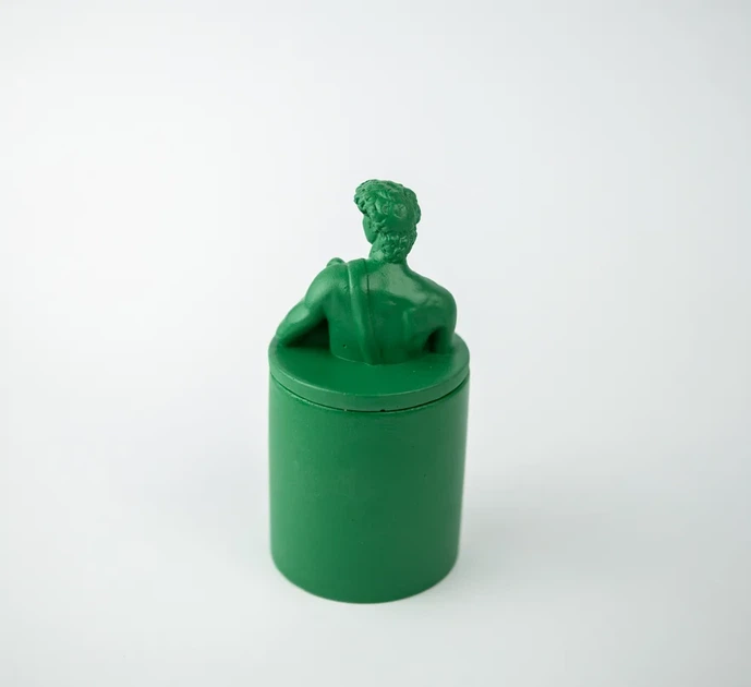 Аромасвічка DAVID AGARWOOD GREEN 100% WOOD WAX 165g 35h Гранд Презент NAC 1003GR - изображение 5