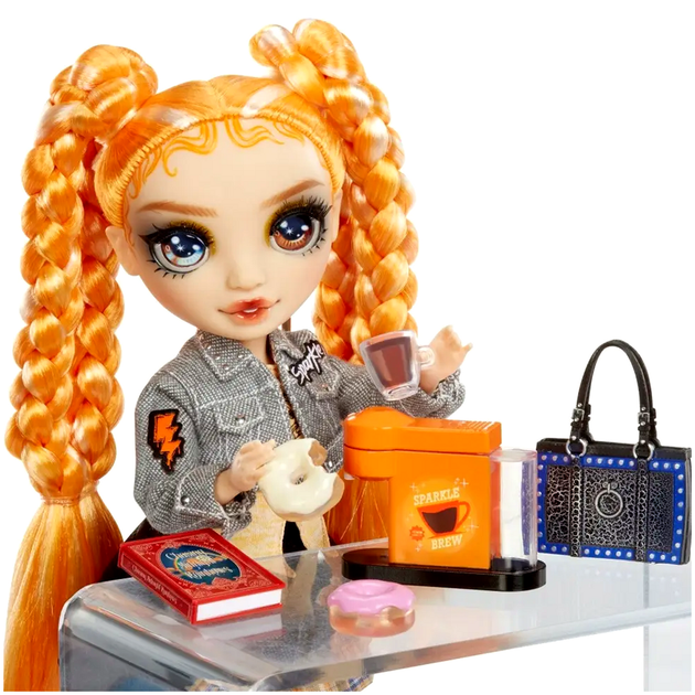 Кукла Rainbow High с аксессуарами для творчества 28 см оранжевая HE0865 - Фото 5 Кукла Rainbow High с аксессуарами для творчества 28 см оранжевая HE0865 - изображение 5