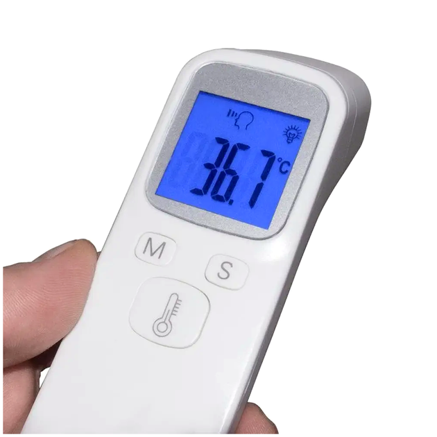 Инфракрасный бесконтактный термометр с ЖК-дисплеем для дома 0-100°C белый Ytai LS-154 - изображение 6