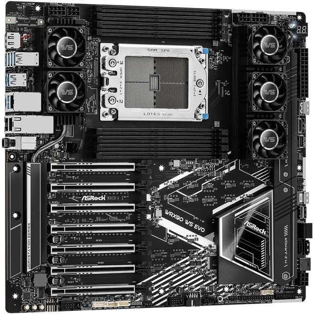 Материнская плата ASRock WRX90 WS EVO (sWRX9, AMD WRX90, DDR5, EEB) - изображение 3