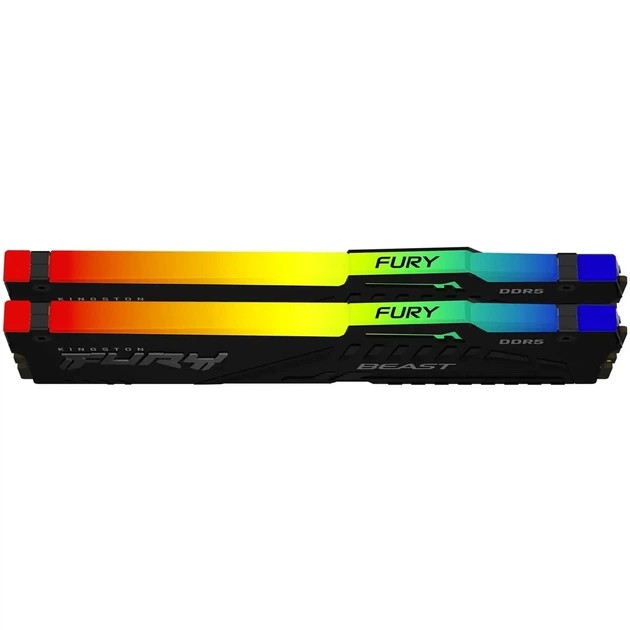Модуль пам'яті Kingston Fury Beast RGB EXPO Black DDR5-5600 64GB (2x32GB) CL40-40-40 (KF556C40BB2AK2-64) - зображення 3