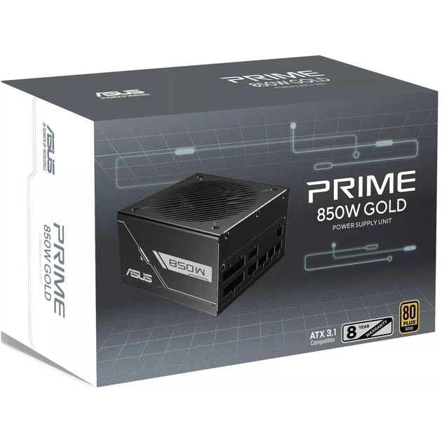 Блок живлення ASUS Prime 850W 80+ Gold (90YE00U2-B0NA00) - Фото 10 Блок живлення ASUS Prime 850W 80+ Gold (90YE00U2-B0NA00) - зображення 10