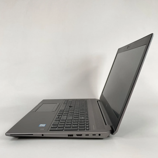 Мобильная рабочая станция Б-класс HP zBook 15 G6 / 15.6" (1920x1080) IPS / Intel Core i7-9850H (6 (12) ядер по 2.6 - 4.6 GHz) / 16 GB DDR4 / 128 GB SSD + 500 GB HDD / nVidia Quadro T1000, 4 GB GDDR5, 128-bit / HDMI / Fingerprint б/у + Подарок Мышь / USB - Фото 5 Мобильная рабочая станция Б-класс HP zBook 15 G6 / 15.6" (1920x1080) IPS / Intel Core i7-9850H (6 (12) ядер по 2.6 - 4.6 GHz) / 16 GB DDR4 / 128 GB SSD + 500 GB HDD / nVidia Quadro T1000, 4 GB GDDR5, 128-bit / HDMI / Fingerprint б/у + Подарок Мышь / USB - изображение 5