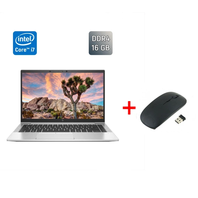 Ультрабук HP EliteBook 840 G8 / 14" (1920x1080) IPS / Intel Core i7-1185G7 (4 (8) ядра по 3.0 - 4.8 GHz) / 16 GB DDR4 / 512 GB SSD / Intel Iris Xe Graphics / WebCam / TouchID / Windows 11 б/у + Подарок Беспроводная мышь / USB - Фото 1 Ультрабук HP EliteBook 840 G8 / 14" (1920x1080) IPS / Intel Core i7-1185G7 (4 (8) ядра по 3.0 - 4.8 GHz) / 16 GB DDR4 / 512 GB SSD / Intel Iris Xe Graphics / WebCam / TouchID / Windows 11 б/у + Подарок Беспроводная мышь / USB - изображение 1