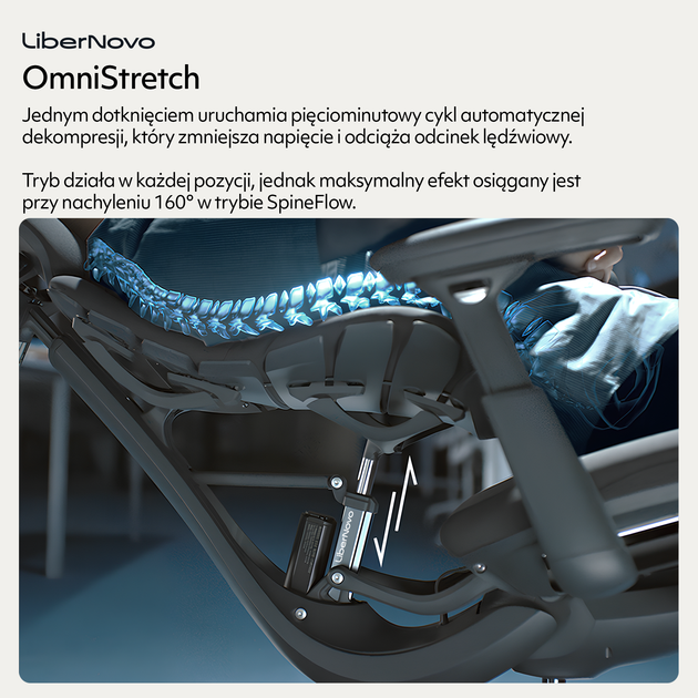 Fotel biurowy LiberNovo Omni Space Black (CP-GW-0000015-00-01) - Zdjęcie 11 Fotel biurowy LiberNovo Omni Space Black (CP-GW-0000015-00-01) - obraz 11
