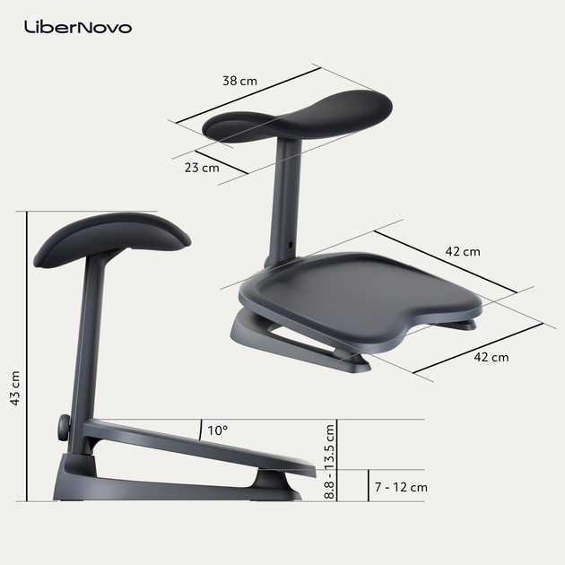 Ergonomiczny podnóżek LiberNovo Omni StepSync Footrest Space Black (CP-GW-0000002-00-01) - Zdjęcie 8 Ergonomiczny podnóżek LiberNovo Omni StepSync Footrest Space Black (CP-GW-0000002-00-01) - obraz 8