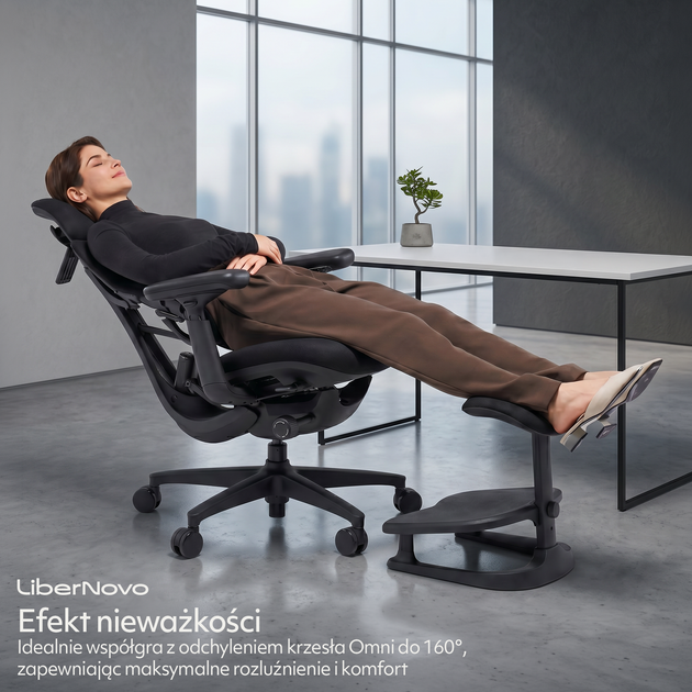 Ergonomiczny podnóżek LiberNovo Omni StepSync Footrest Space Black (CP-GW-0000002-00-01) - Zdjęcie 11 Ergonomiczny podnóżek LiberNovo Omni StepSync Footrest Space Black (CP-GW-0000002-00-01) - obraz 11