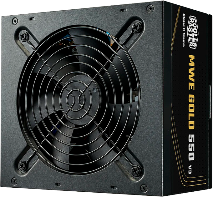 Блок живлення Cooler Master MWE Gold V3 ATX 3.1 Non-Modular Series 550W (MPE-5502-ACAAG-3BEU) - Фото 1 Блок живлення Cooler Master MWE Gold V3 ATX 3.1 Non-Modular Series 550W (MPE-5502-ACAAG-3BEU) - зображення 1
