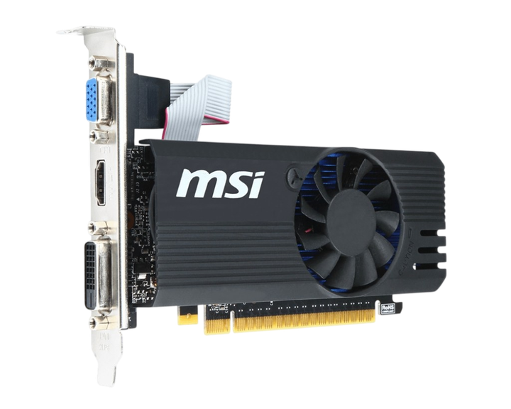 Відеокарта GeForce GT 730 2GB MSI OC (N730K-2GD5LP/OC) Б/В - изображение 2