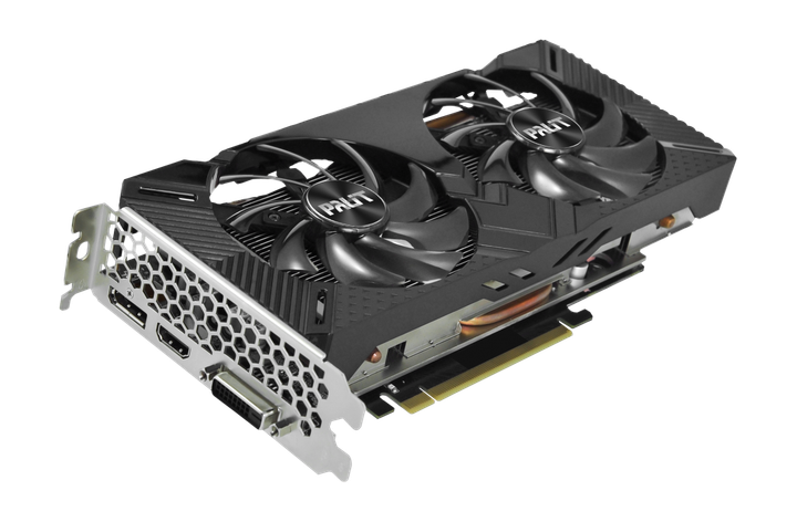 Видеокарта GeForce GTX 1660 6GB Palit Dual OC (NE51660S18J9-1161A) Б/У - Фото 2 Видеокарта GeForce GTX 1660 6GB Palit Dual OC (NE51660S18J9-1161A) Б/У - изображение 2