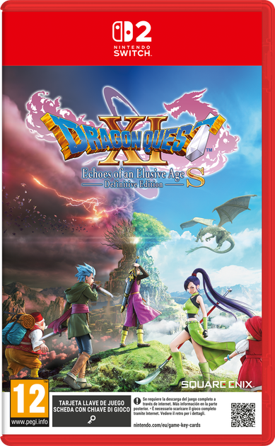 Gra Nintendo Switch 2 DRAGON QUEST XI S: Echoes of an Elusive Age Definitive Edition (Game-Key Card) (5021290102538) - Zdjęcie 1 Gra Nintendo Switch 2 DRAGON QUEST XI S: Echoes of an Elusive Age Definitive Edition (Game-Key Card) (5021290102538) - obraz 1