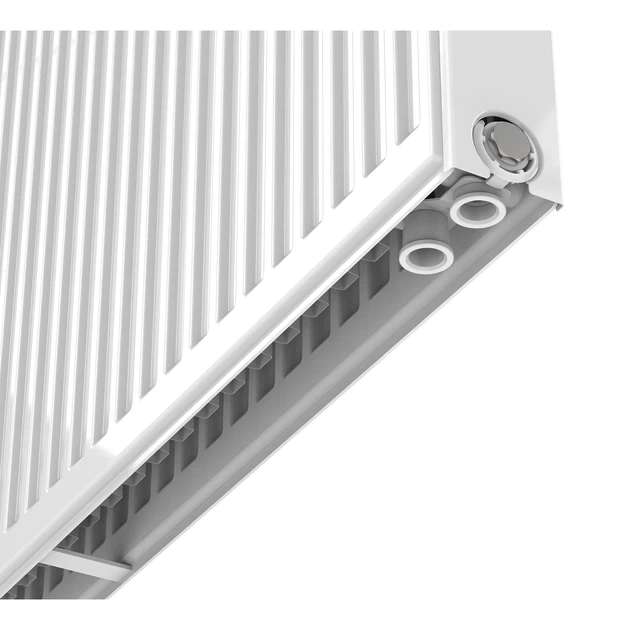 Стальной радиатор Stelrad Novello 900x1000 тип 22, нижнее подключение, белый (N22-90-100) - Фото 4 Стальной радиатор Stelrad Novello 900x1000 тип 22, нижнее подключение, белый (N22-90-100) - изображение 4