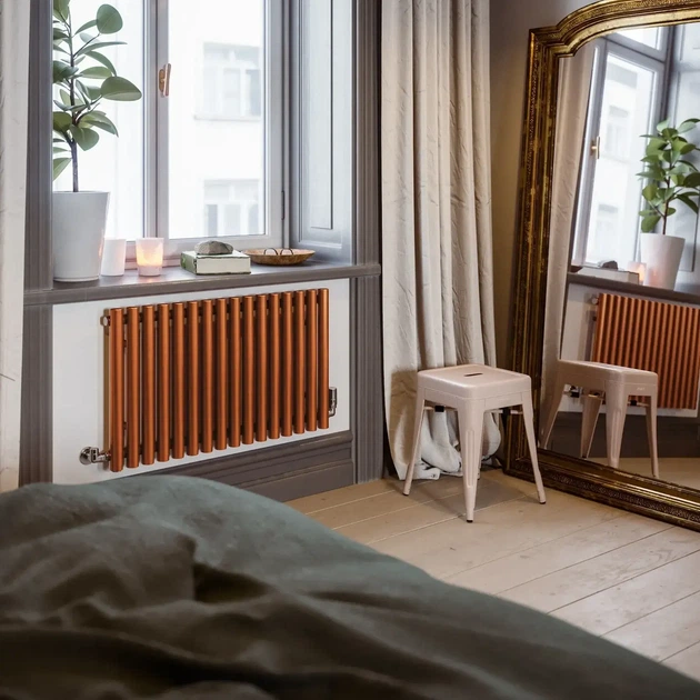 Дизайнерский радиатор Terma Rolo Room 580x865 горизонтальный, медный - изображение 2