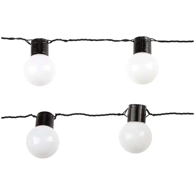 Светодиодная гирлянда шарики 20LED USB 5м для дома теплый белый LS-1203 - изображение 3