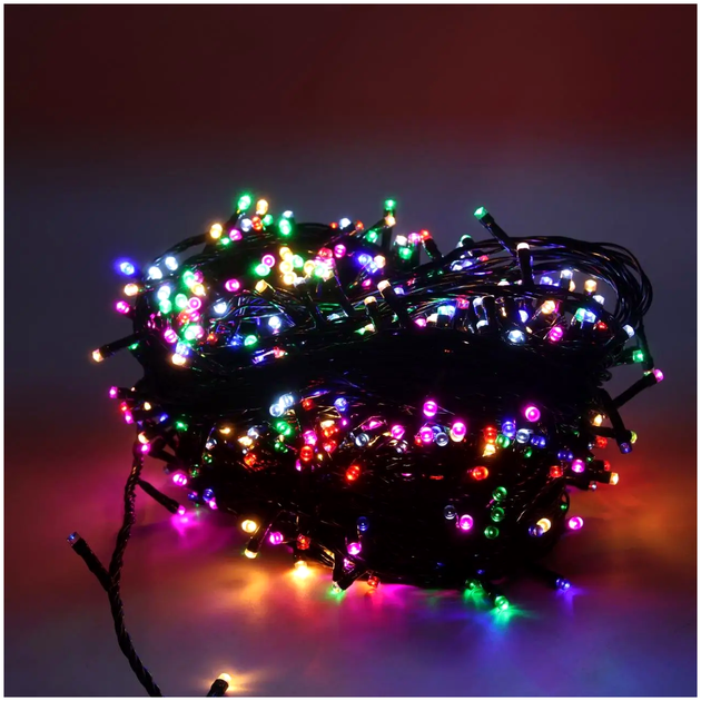 Гирлянда нить 800 LED 40м для дома и улицы мультиколор LS-2418 - изображение 9