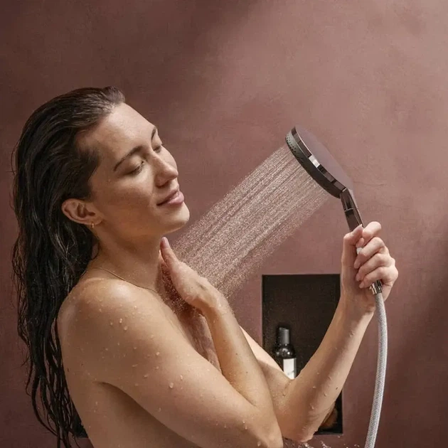 Лейка для душа Hansgrohe Raindance Alive Select S пластик, черный матовый (24500670) - изображение 2
