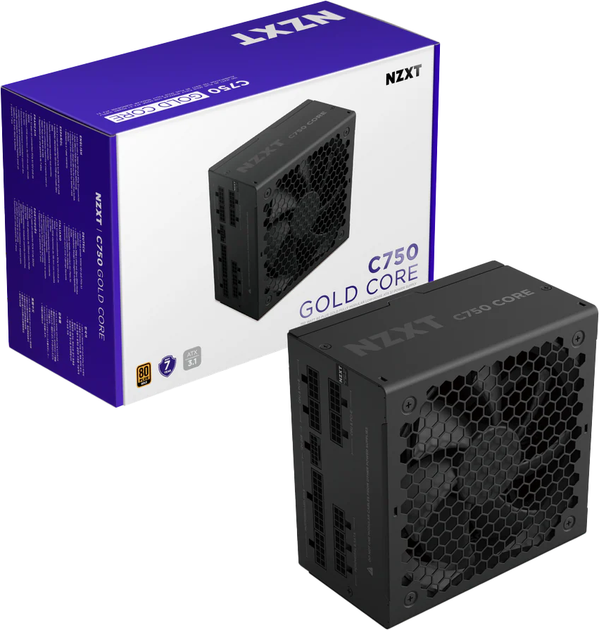 Zasilacz NZXT C750 750W 80+ Gold Black (5056547208657) - obraz 2