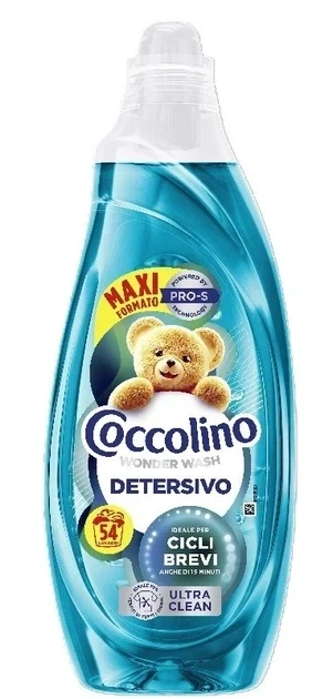 Гель для прання Coccolino Wonder Wash Ultra Clean, 2.16 л (54 прання) - Фото 1 Гель для прання Coccolino Wonder Wash Ultra Clean, 2.16 л (54 прання) - зображення 1