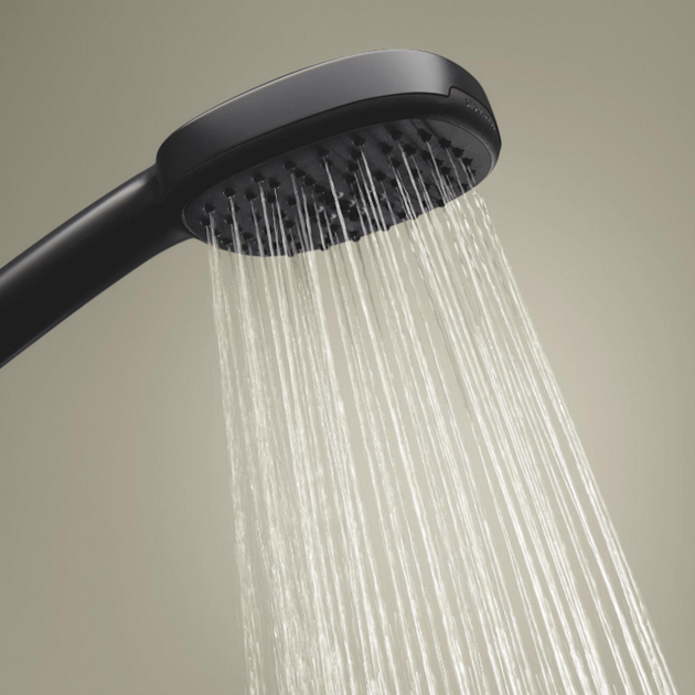 Лейка для душа Grohe Tempesta Cube 110 пластик, черный матовый (267462433) - Фото 4 Лейка для душа Grohe Tempesta Cube 110 пластик, черный матовый (267462433) - изображение 4