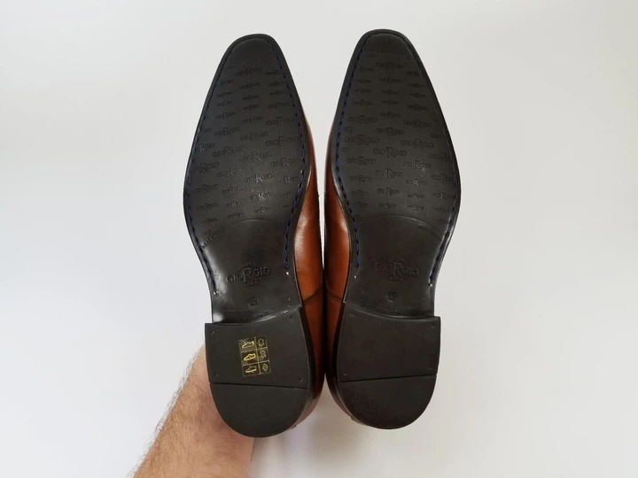 Мужские туфли GIORGIO 43 28 см 9 UK коричневые (K39001) - Фото 4 Мужские туфли GIORGIO 43 28 см 9 UK коричневые (K39001) - изображение 4