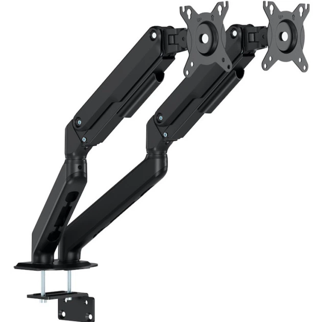 Настольное крепление для 2-х мониторов ITech MBSG-04F 17"-32" до 18 кг VESA 100x100 Black - изображение 6