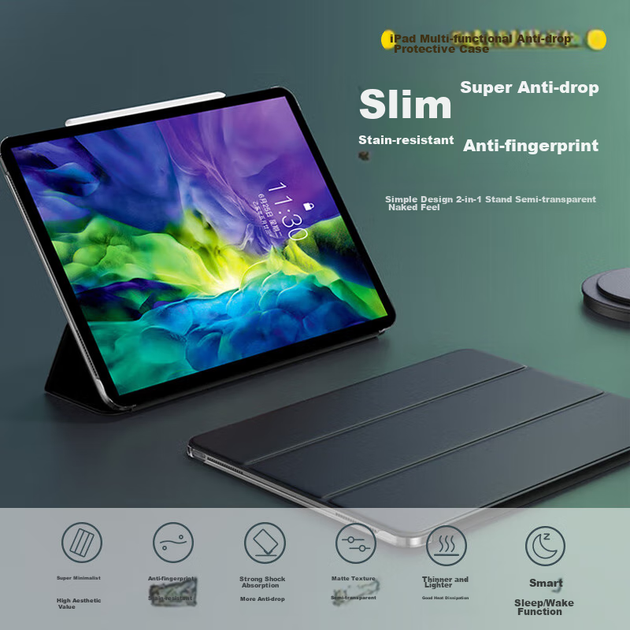 Чехол для планшета Apple iPad 10.2" 2021/2020/2019 Pisen Dark Green - изображение 6