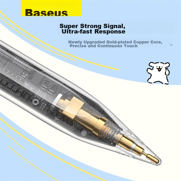 Емкостной стилус BASEUS для iPad и Apple Pencil [Line Dog] Совместим с планшетами 2026 Pro/Air8/Mini/iPad11 с сенсорным экраном и Apple Pencil. - изображение 9