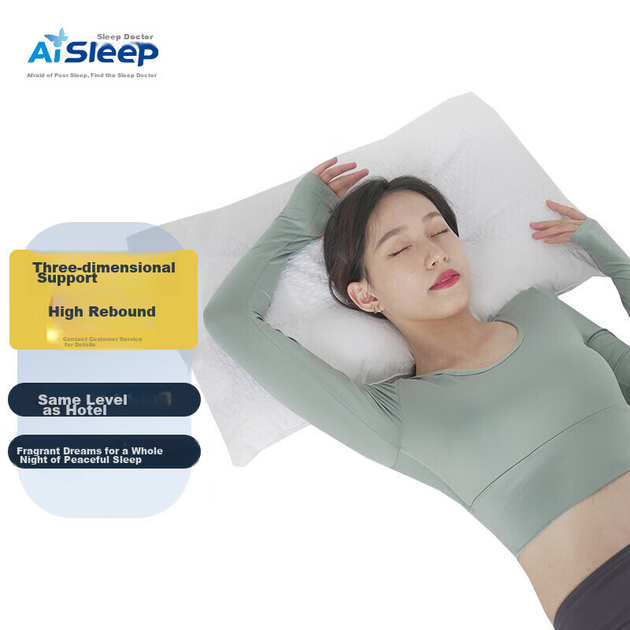 AiSleep Pillow Core, подушка з насінням касії та гречкою, зручна подушка для шийного відділу хребта для дорослих - Фото 4 AiSleep Pillow Core, подушка з насінням касії та гречкою, зручна подушка для шийного відділу хребта для дорослих - изображение 4