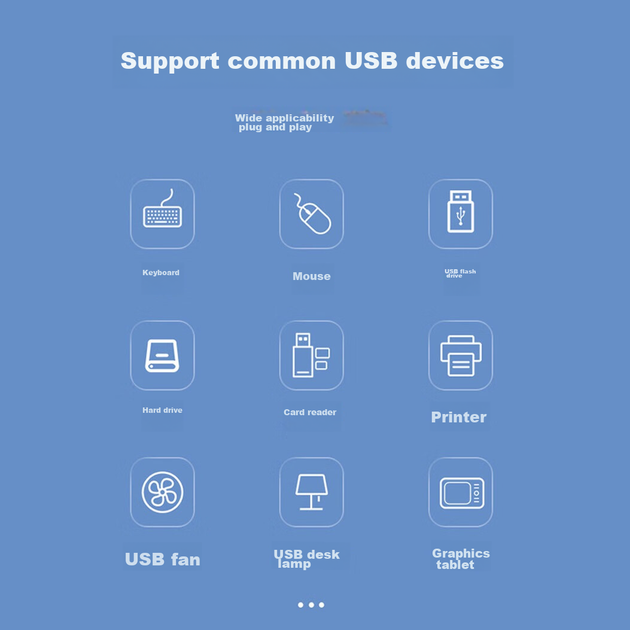 USB-концентратор PHILIPS 2.0 с четырьмя портами и разъемом для внешнего источника питания, удлинительный кабель-конвертер для ноутбуков и настольных компьютеров Huawei с 4 портами, 2 метра. - изображение 9