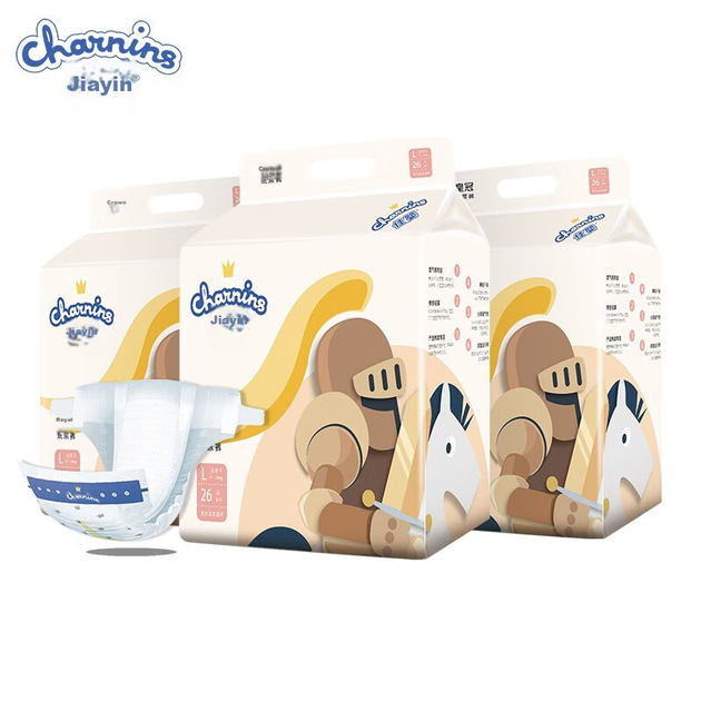 Подгузники Jiaying Crown XL 69шт 12-17кг ультратонкие мягкие - изображение 4