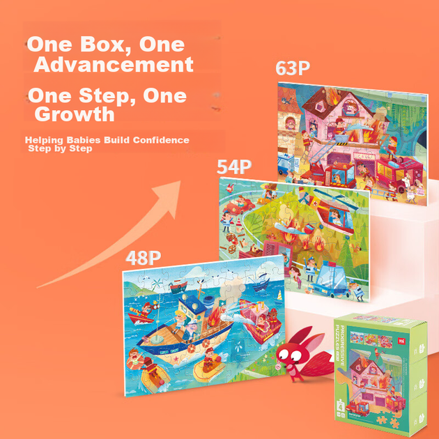 Іграшка-головоломка TOI Advanced Early Education для дітей віком 1-3 роки, паперова головоломка для хлопчиків та дівчаток, подарунок на день народження, головоломка з тваринами для батьків та дітей у форматі 2 кроки - зображення 9