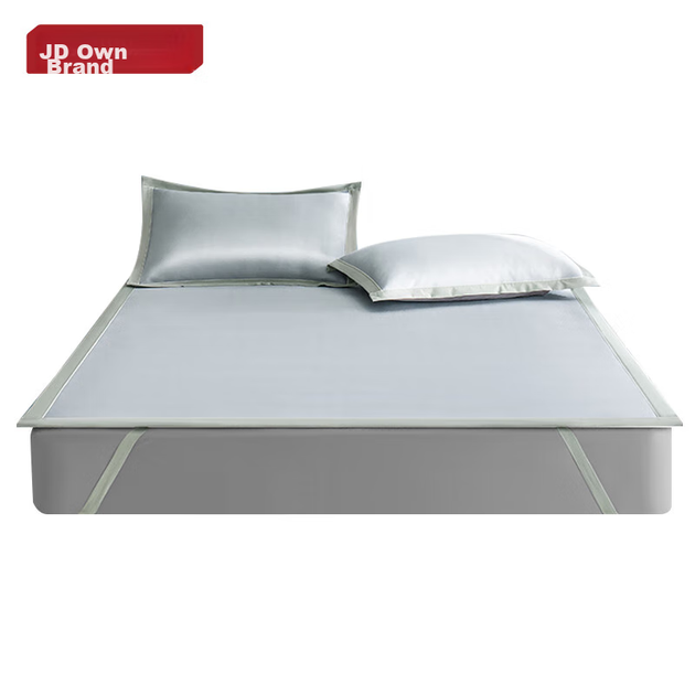 JD Original 250D Milk Silk Soft охолоджувальний килимок, комплект із трьох предметів Cool Ice Silk, антибактеріальний клас А, що миється, 1,8*2 м, ісландський сірий - изображение 9