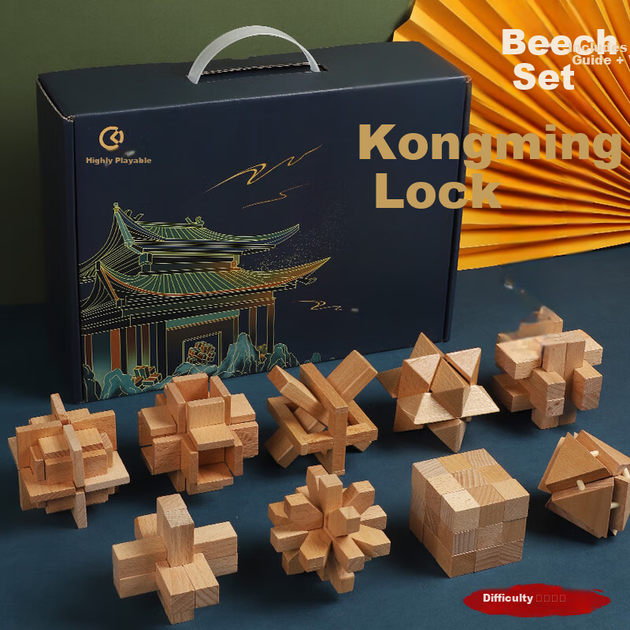 Головоломка Hongke деревянная «Замок Кунмин», для детей 6-12 лет, подарочная - изображение 4