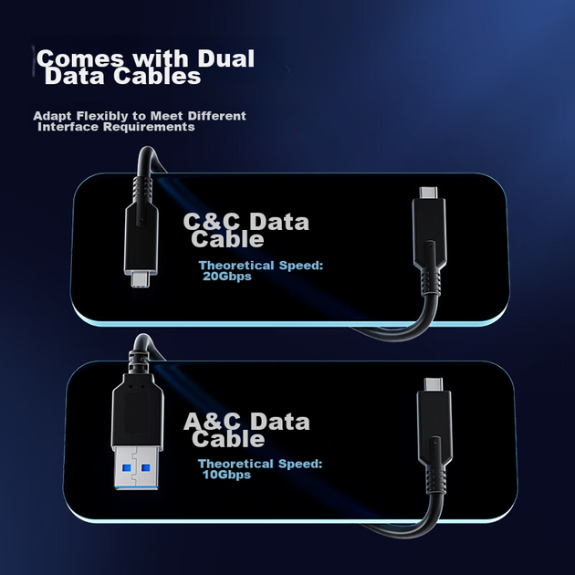 Корпус для SSD-накопителя ORICO M.2 NVMe, 20 Гбит/с USB 3.2, встроенное охлаждение вентилятором, совместим с телефонами и ноутбуками Apple, внешний портативный корпус для SSD-накопителя, M2PVC3-G20 - Фото 7 Корпус для SSD-накопителя ORICO M.2 NVMe, 20 Гбит/с USB 3.2, встроенное охлаждение вентилятором, совместим с телефонами и ноутбуками Apple, внешний портативный корпус для SSD-накопителя, M2PVC3-G20 - изображение 7