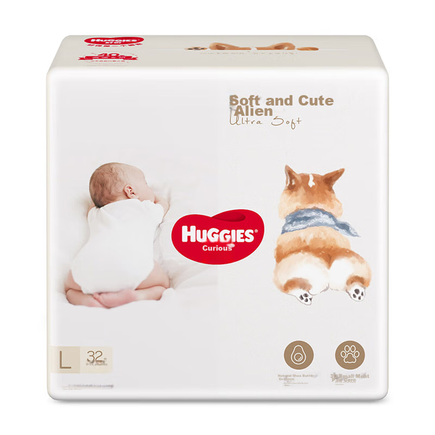 Подгузники Huggies Soft Cute Corgi L, 32шт - изображение 11