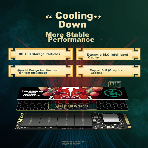 SSD FANXIANG S500Pro 256ГБ M.2 NVMe, TLC, для ПК и ноутбуков - изображение 5